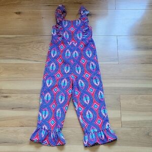 *3/$15* Genuine Kids OshKosh Colorful Patterned Kids Jumpsuit Size 4T Girls